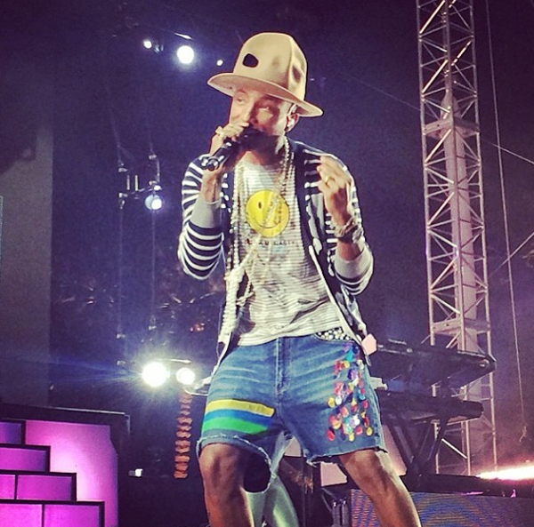 Pharrell Williams Coachella 2014 weekend 2