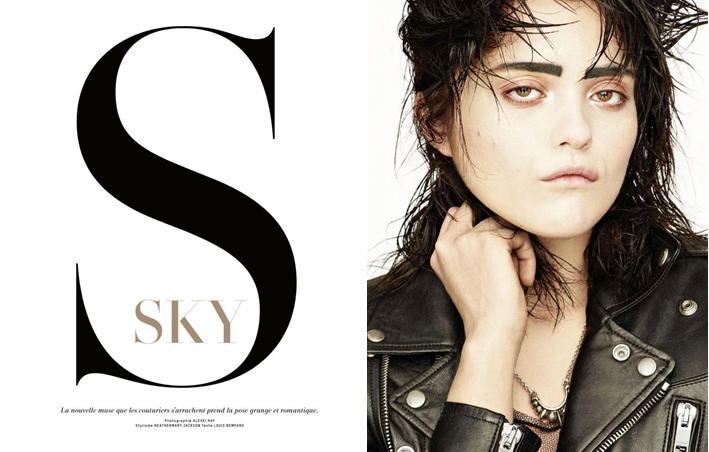 Sky Ferreira for L'Officiel Paris April 2014