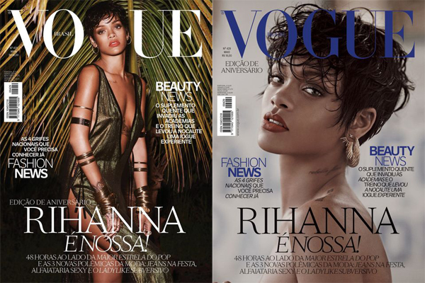Rihanna for Vogue Brazil May 2014