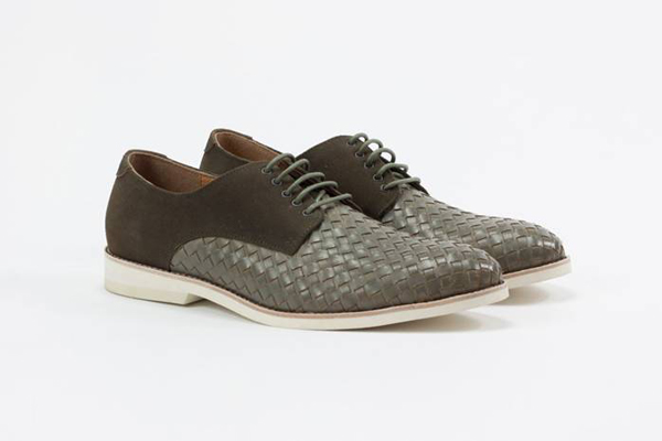 Amsterdam Shoe Co. Lace Up Clay Woven | Sidewalk Hustle