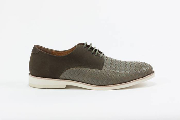 Amsterdam Shoe Co. Lace Up Clay Woven
