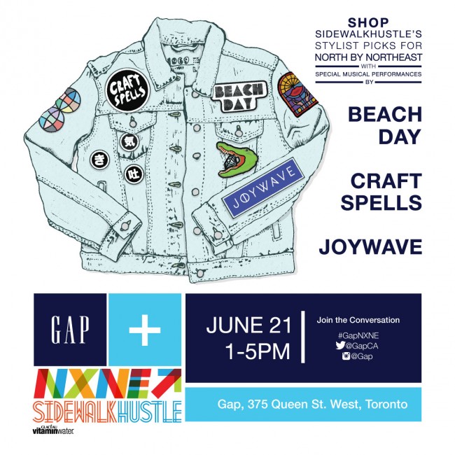 GAP x NXNE X Sidewalk Hustle Shwo June 21st