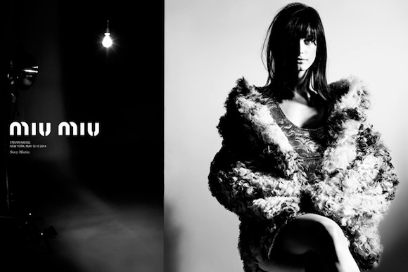 Stacy Martin for Miu Miu Fall Winter 2014-2