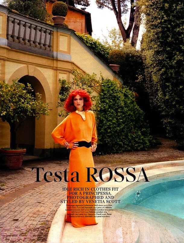 Malgosia Bela for W Magazine August 2014