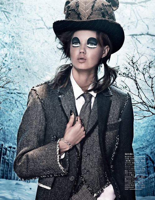 Lindsey Wixson for Vogue Japan September 2014-5