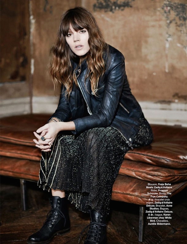 Freja Beha Erichsen for Glamour August 2014-8