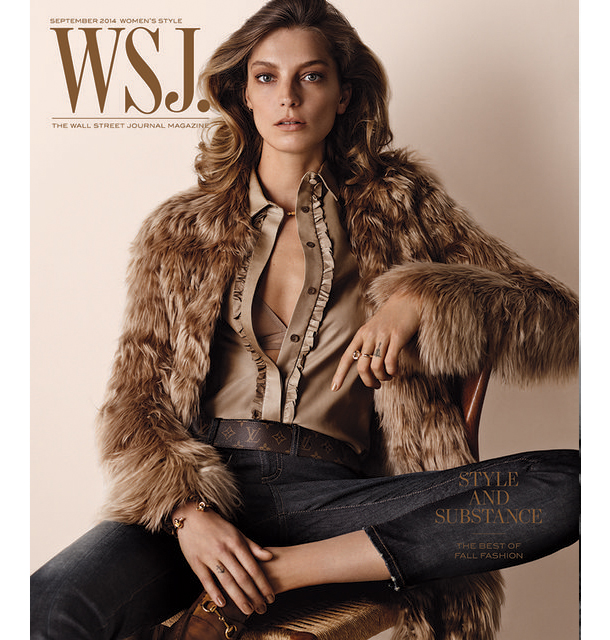 Daria Werbowy for WSJ Magazine September 2014
