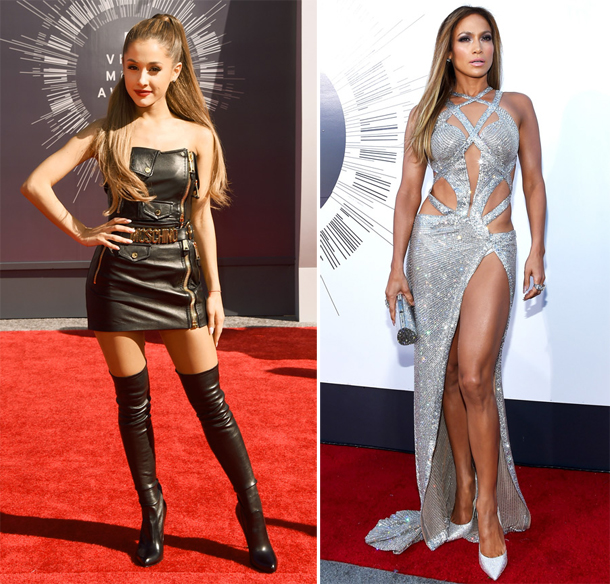Ariana Grande Jennifer Lopez MTV VMA 2014