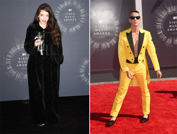 Lorde and Jeremy Scott MTV VMA 2014