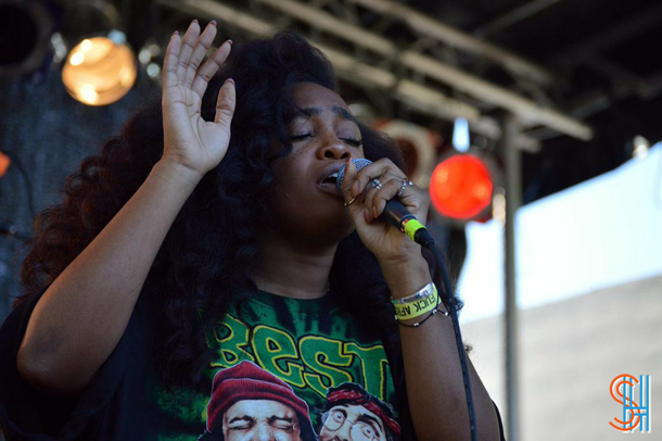 SZA at Afrofest 2014 Brooklyn-4