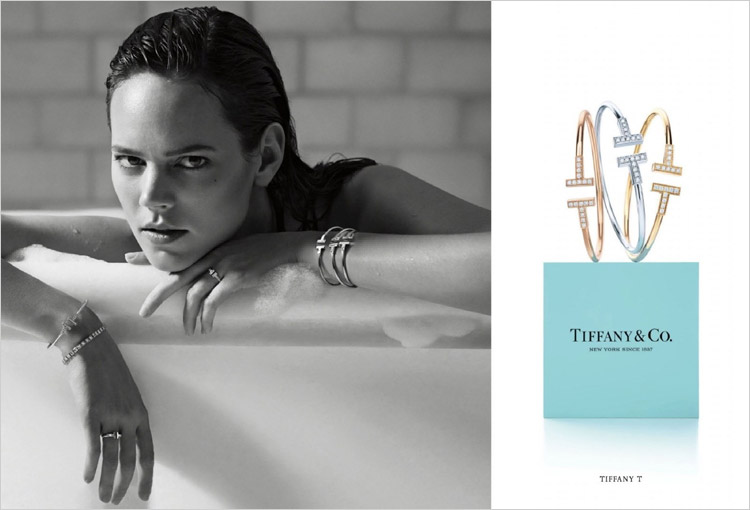 Freja Beha Erichsen for Tiffany & Co Tiffany T Fall Winter 2014 15-2