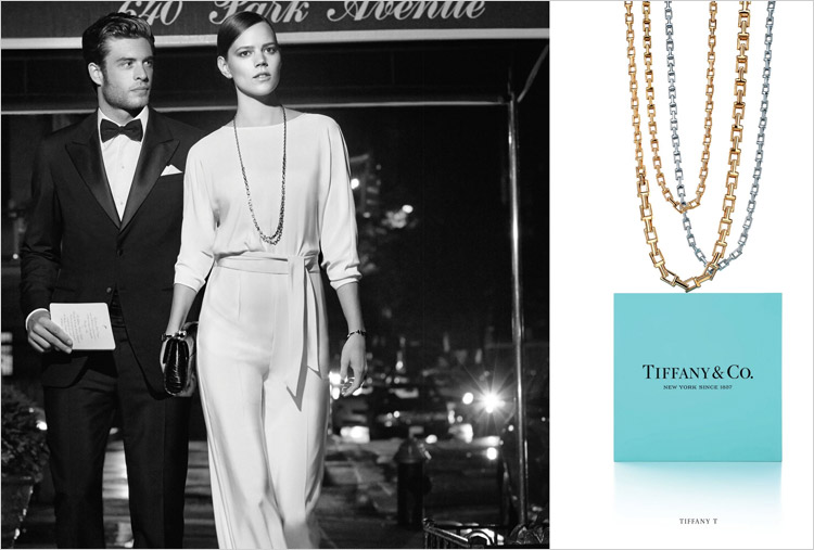 Freja Beha Erichsen for Tiffany & Co Tiffany T Fall Winter 2014 15