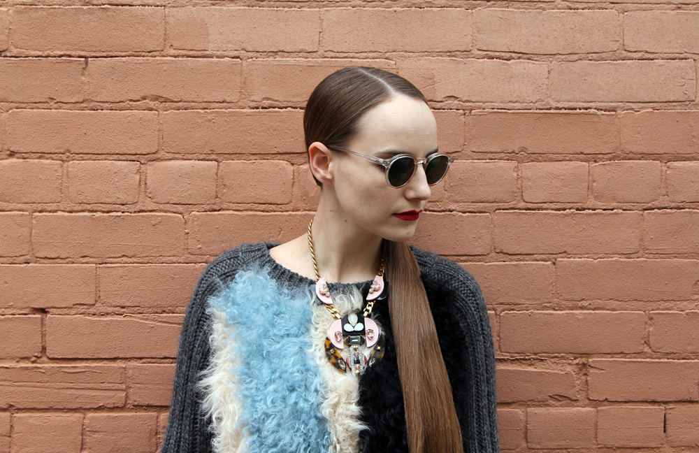 Toronto Fashion Week Outfit 2014 Miista, Moscot, J.Crew, Ela