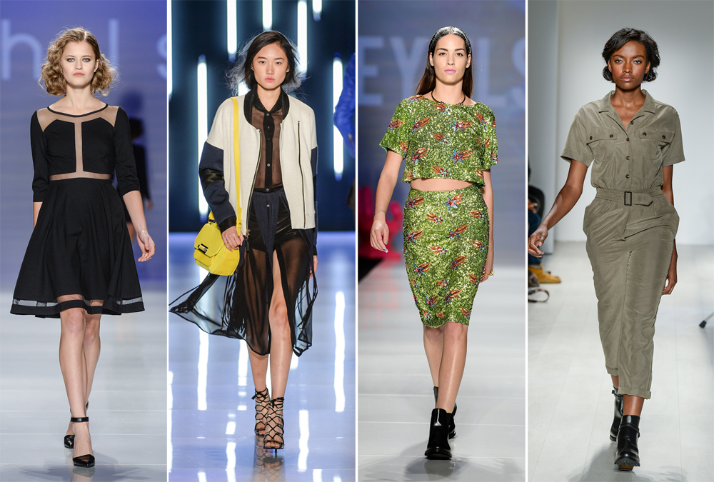 Hayley Elsaesser, Mackage, Rachel Sin, & Klaxon Howl SS 2015 at Toronto Fashion Week