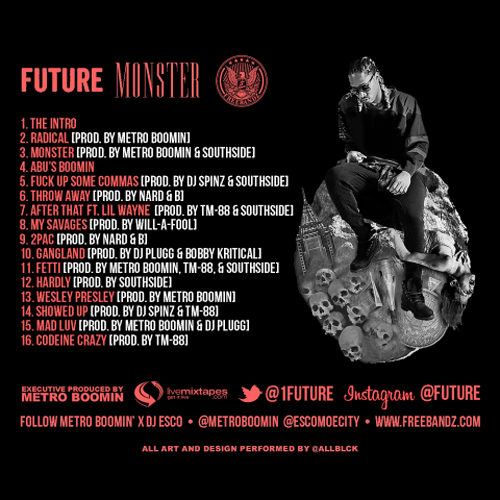 Future Monster Mixtape Back