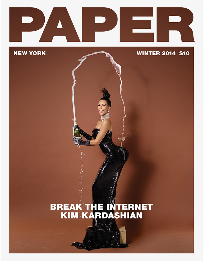 Kim Kardashian for Paper Magazine Winter 2014-2