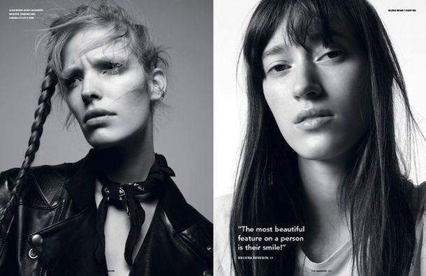 Helena Severin & Alisa Ahmann for i-D Magazine Winter 2014-3