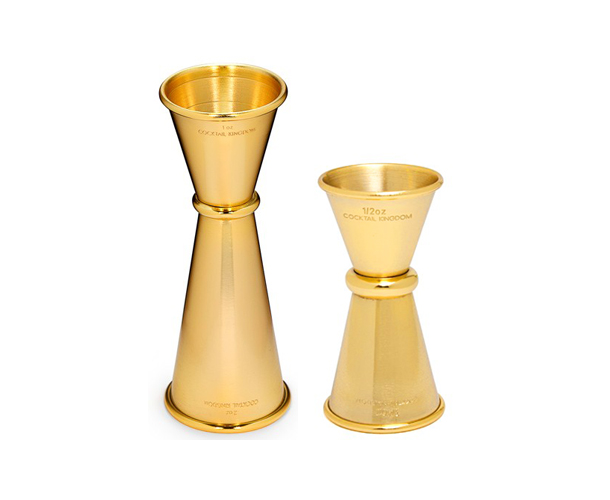 Japanese Gold Plated Jiggers