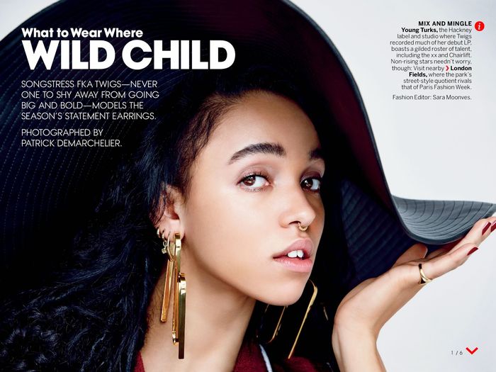 FKA Twigs for Vogue Magazine January 2015
