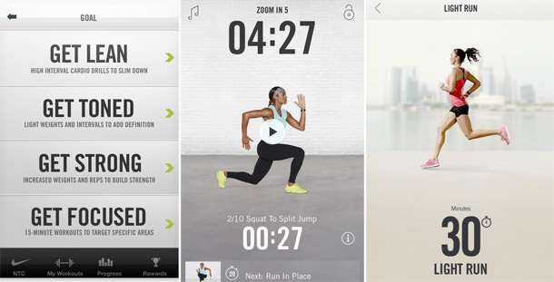 Nike+ Training Club App