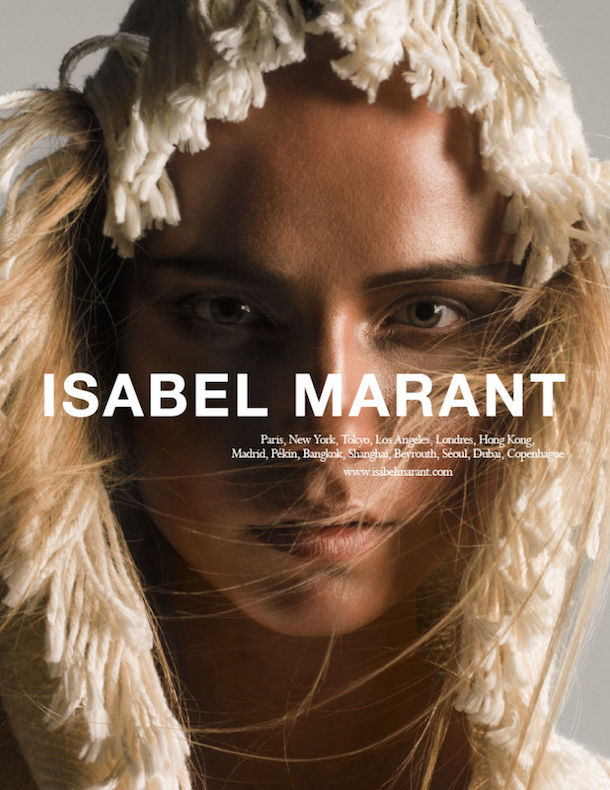 Natasha Poly for Isabel Marant Spring 2015