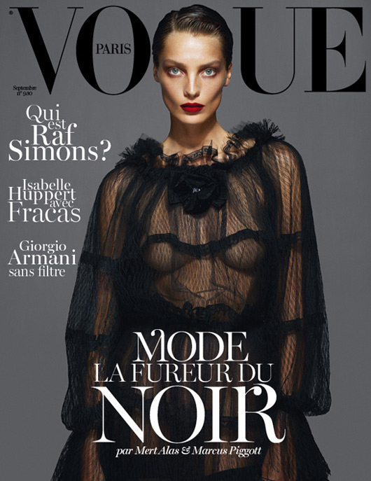 Daria Werbowy Vogue Paris September 2012