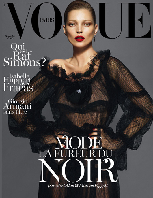 Kate Moss Vogue Paris September 2012