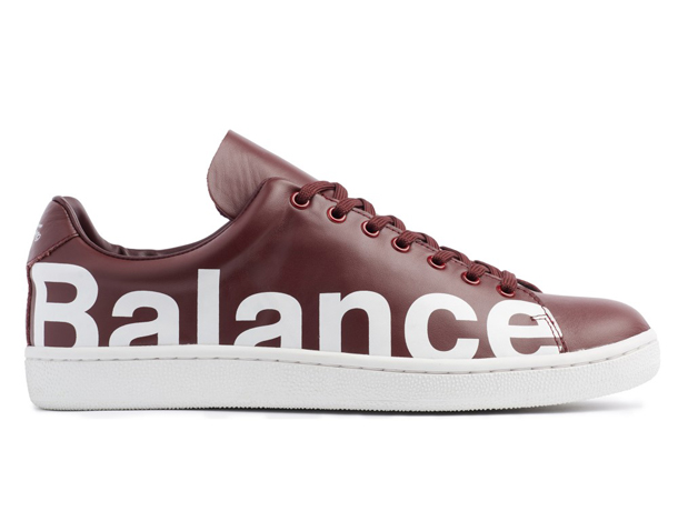 UNDERCOVER Chaos Balance Sneaker by Jun Takahashi Bordeaux UNDERCOVER Chaos Balance Sneaker by Jun Takahashi Bordeaux side