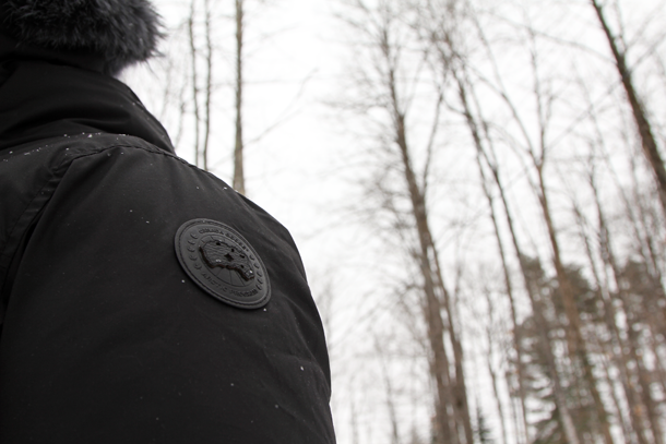 What I Wore In the Great White North-Canada Goose Logo
