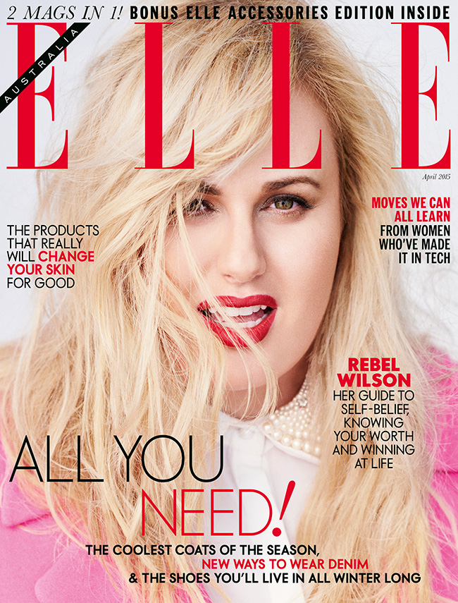 Rebel Wilson for Elle Australia April 2015