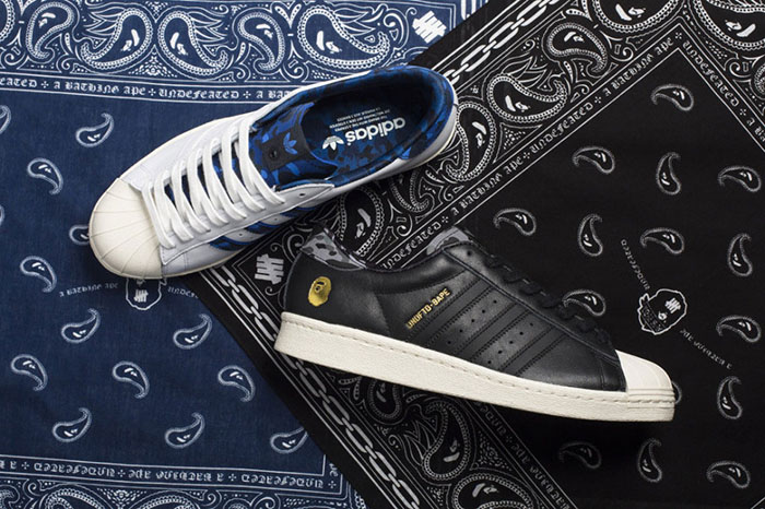 BAPE x Undefeated x adidas Originals Superstar 80s Pack-1