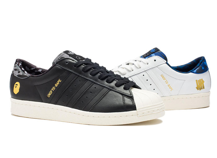 BAPE x Undefeated x adidas Originals Superstar 80s Pack-4