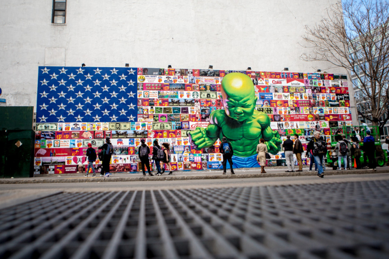 Ron English Bowery Mural NYC