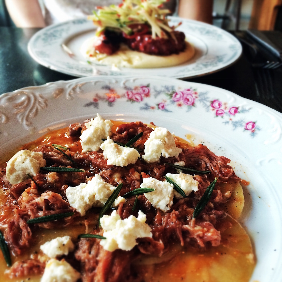 corzetti - duck ragu - porzia