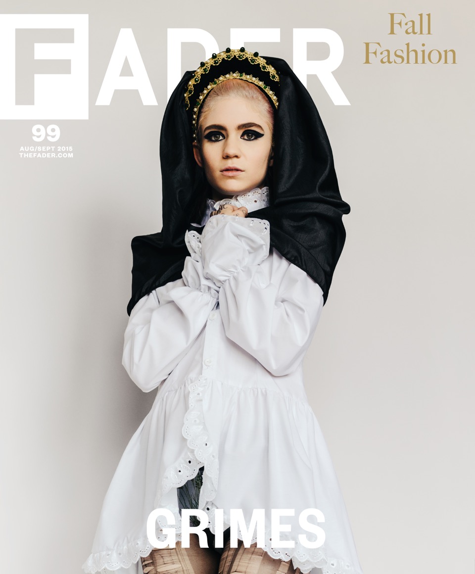Grimes Covers The FADER Fall Fashion 2015
