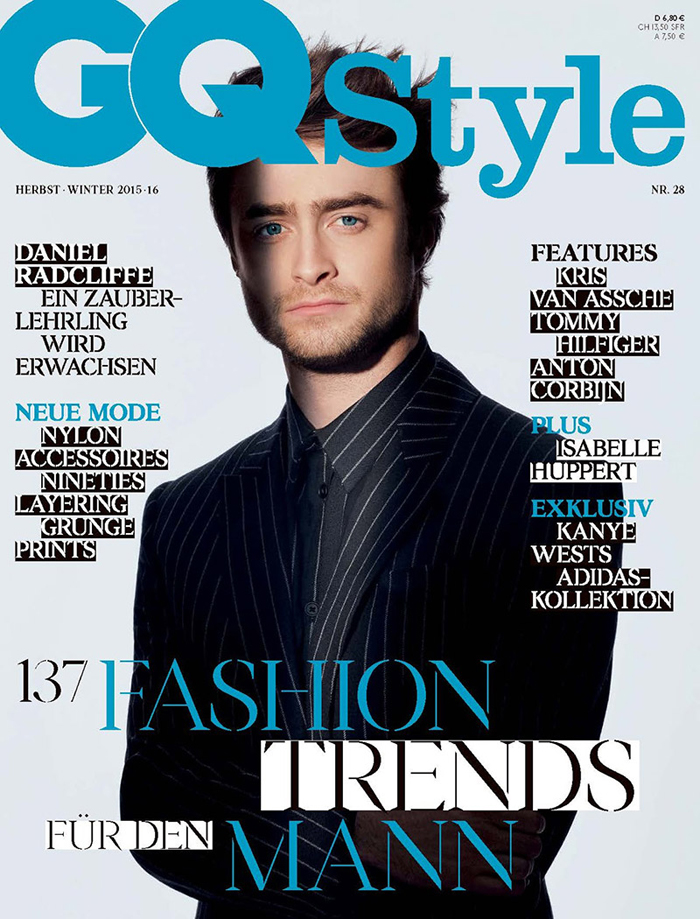 Daniel Radcliffe Covers GQ Style Germany 2015-1