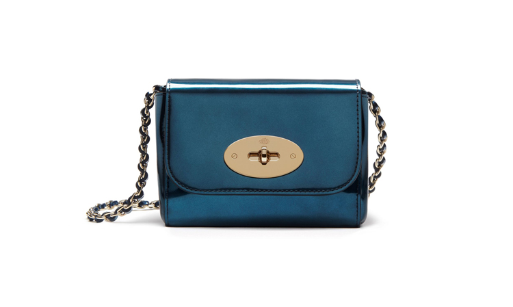 Mulberry Mini Lily Metallic Leather