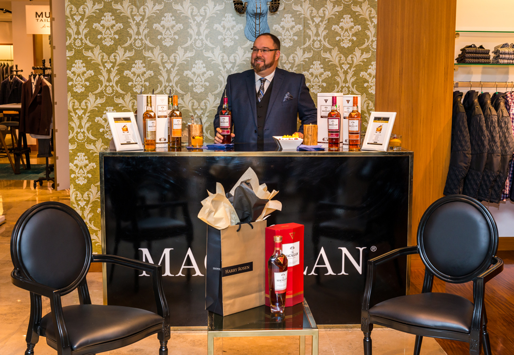 The Macallan Whisky Lounge at Harry Rosen