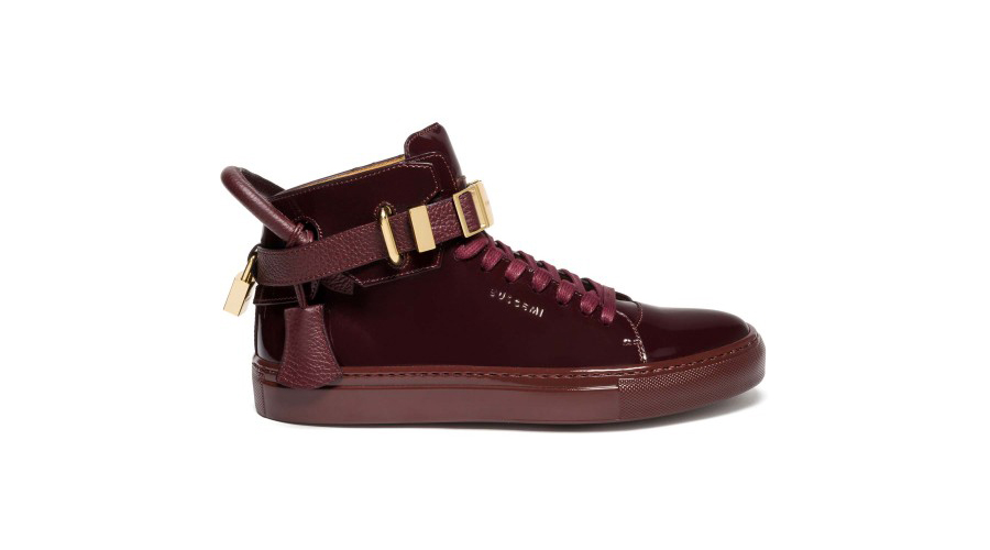 5. Buscemi 100mm Clip - Burgundy, $1100 USD