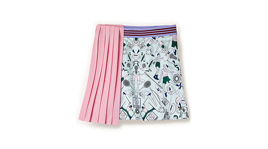 Adidas by Mary Katrantzou Illustrated Athletes Pleat Skirt, $150