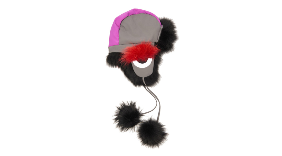Fendi Bag Bugs Fox-Fur Lined Trapper Hat, $2,815 