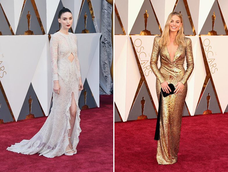 Rooney Mara Margot Robbie Oscars 2016