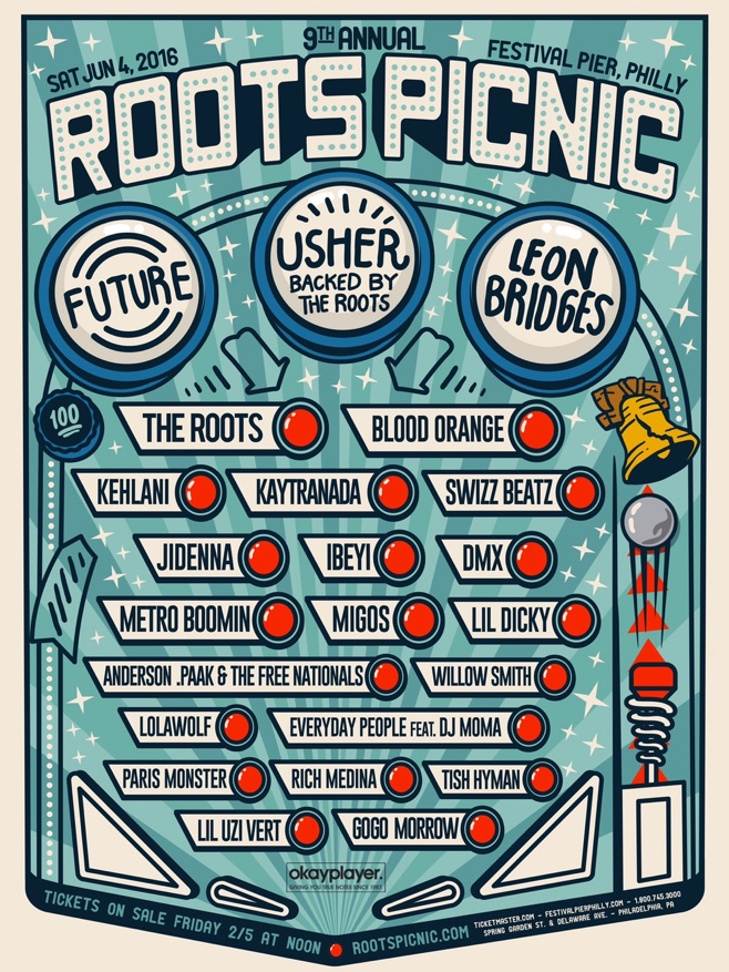 Roots Picnic Line Up 2016