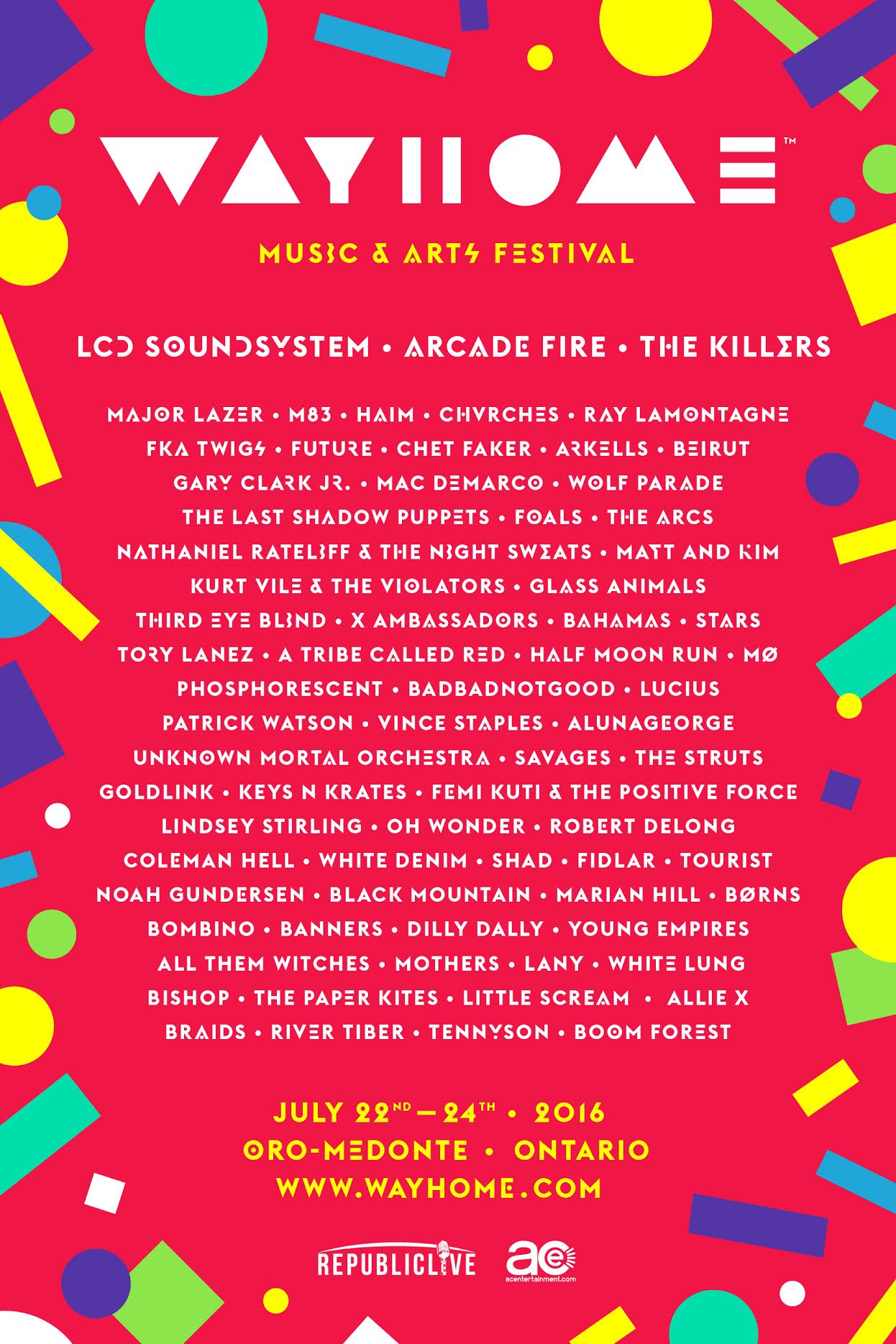 WayHome 2016 Line Up