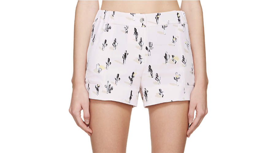 Kenzo Pink Cartoon Cactus Shorts