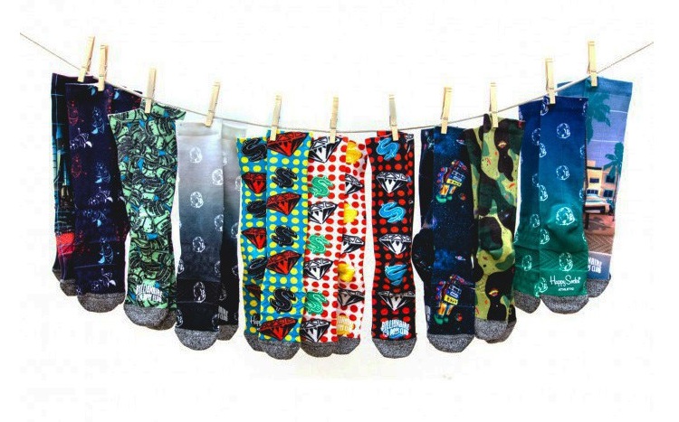 Happy Socks x Billionaire Boys Club Exclusive Sock Collection-1