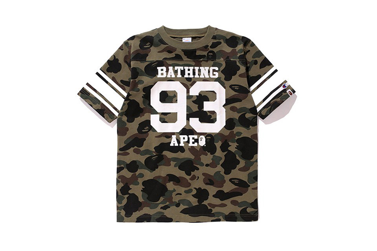BAPE - Bape X Champion Basketball Jersey  HBX - Globally Curated Fashion  and Lifestyle by Hypebeast