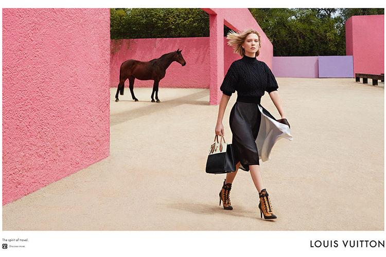 Léa Seydoux's Debut Louis Vuitton Campaign
