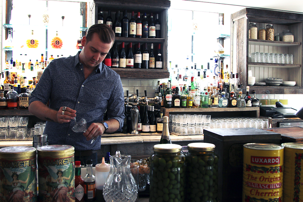 Tyler Newsome Soho House Bartender