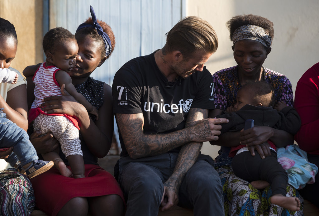 David Beckham UNICEF Charity VIsit 2
